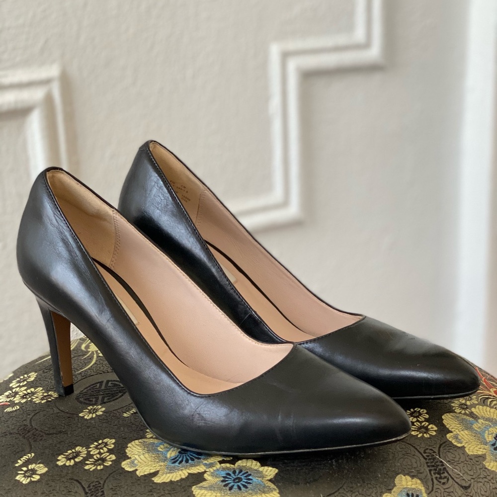 Clarks narrative black heels